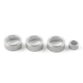 4x AC Climate Control Knob Ring Covers for Honda Civic (2022 - Present) Silver