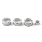4x AC Climate Control Knob Ring Covers for Honda Civic (2022 - Present) Silver