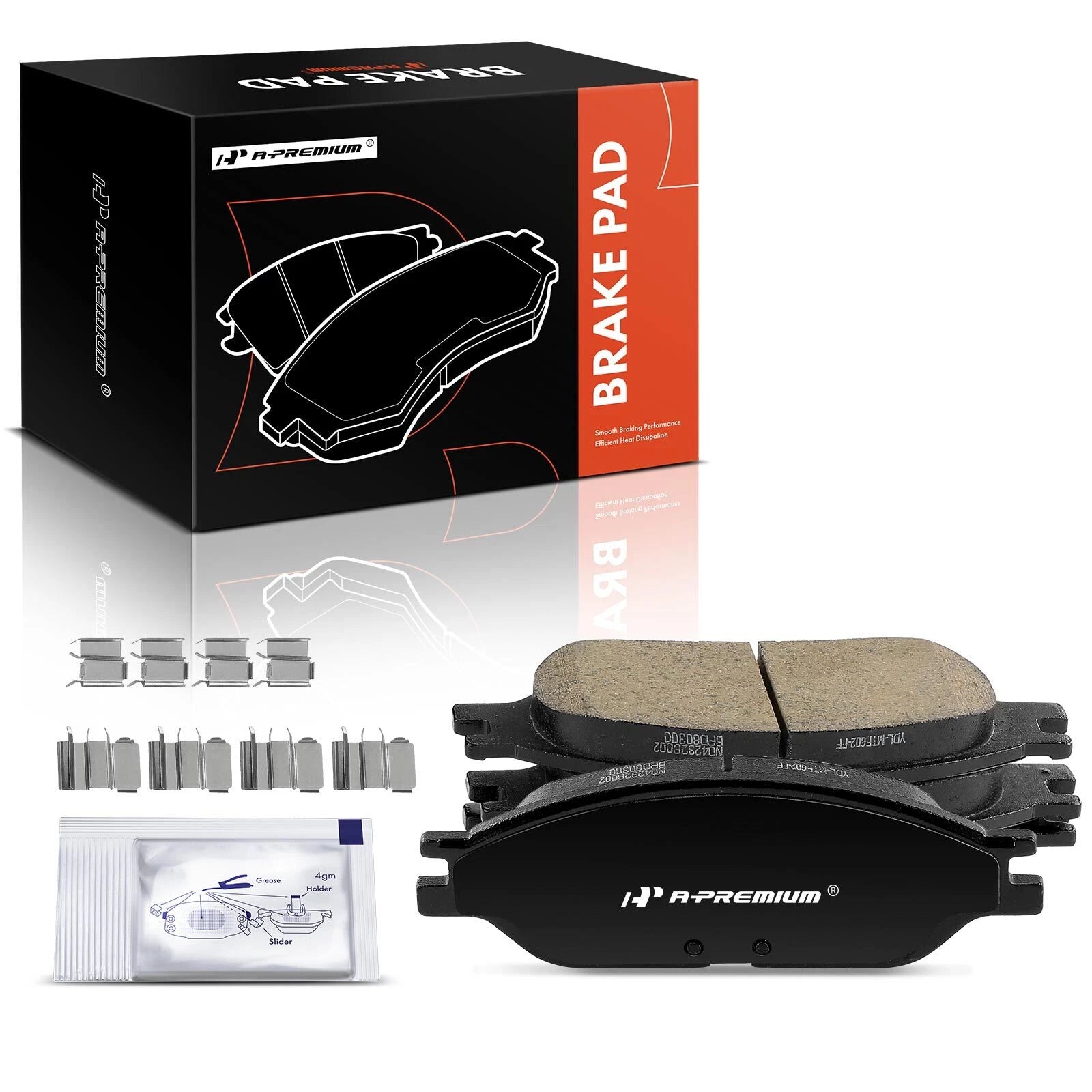 Set of 4 Front Ceramic Brake Pads for Ford Windstar (1999–2003)