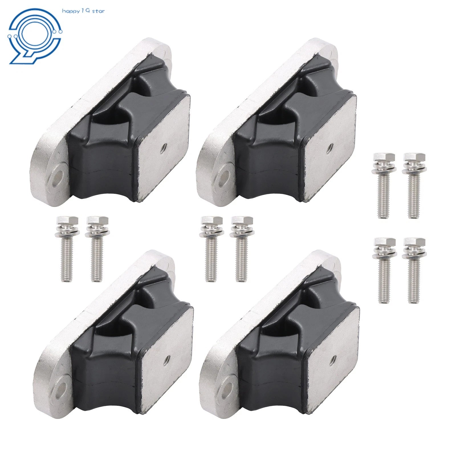 Set of 4 Engine Motor Mounts for Yamaha WaveRunner 1100 FX HO SHO (1999–2002)