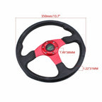 13" Racing Steering Wheel for Universal 6 Bolt Applications