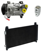 AC Compressor Kit With Condenser for Chevrolet Silverado 3500 HD (2015)