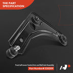Front Left Lower Control Arm with Ball Joint for Ford Escort (1997-2002)