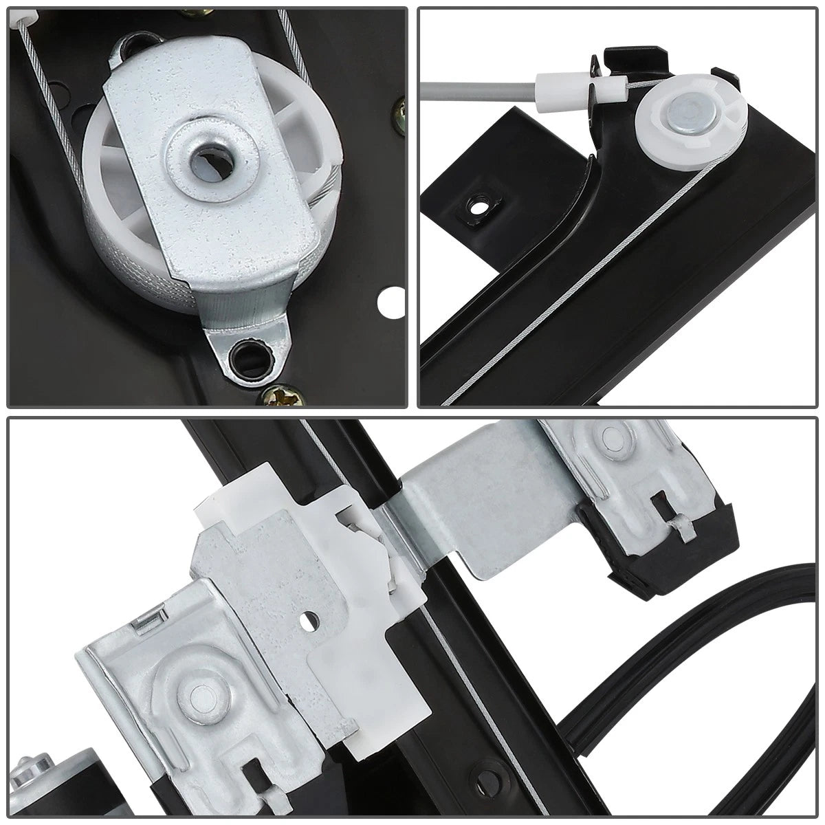 Power Window Regulator w/Motor for Trailblazer Envoy (2002–2009) Rear Left