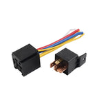 5-Pin Relay Harness 80A 12V JD2912-1Z-12VDC Socket Plug