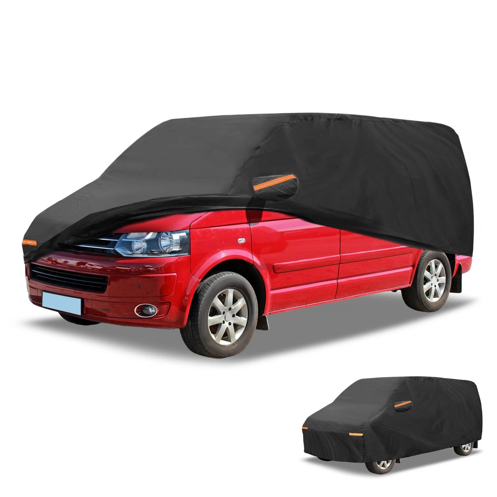 Waterproof Car Cover for Volkswagen T5 SWB (2003–2015) W/ Reflective Straps
