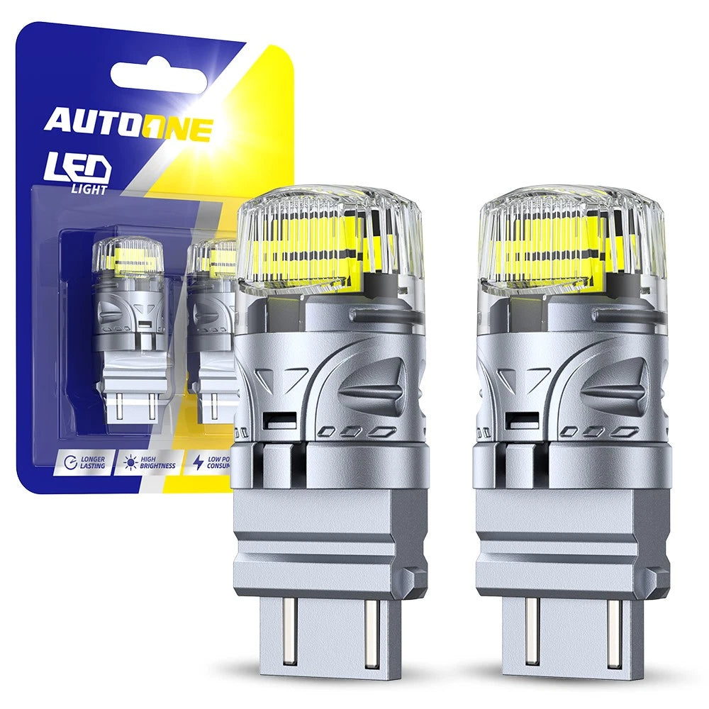 2X 3156 3157 4157 LED Backup Reverse Light Bulb 6000K for Auto (N/A)