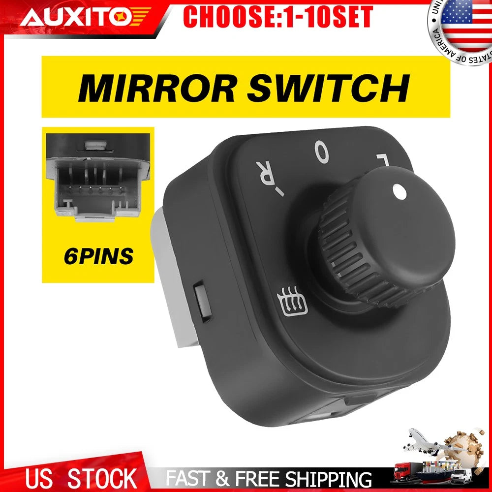 Rear View Mirror Remote Control Switch for VW Golf (2006–2007) 1K0959565FREH