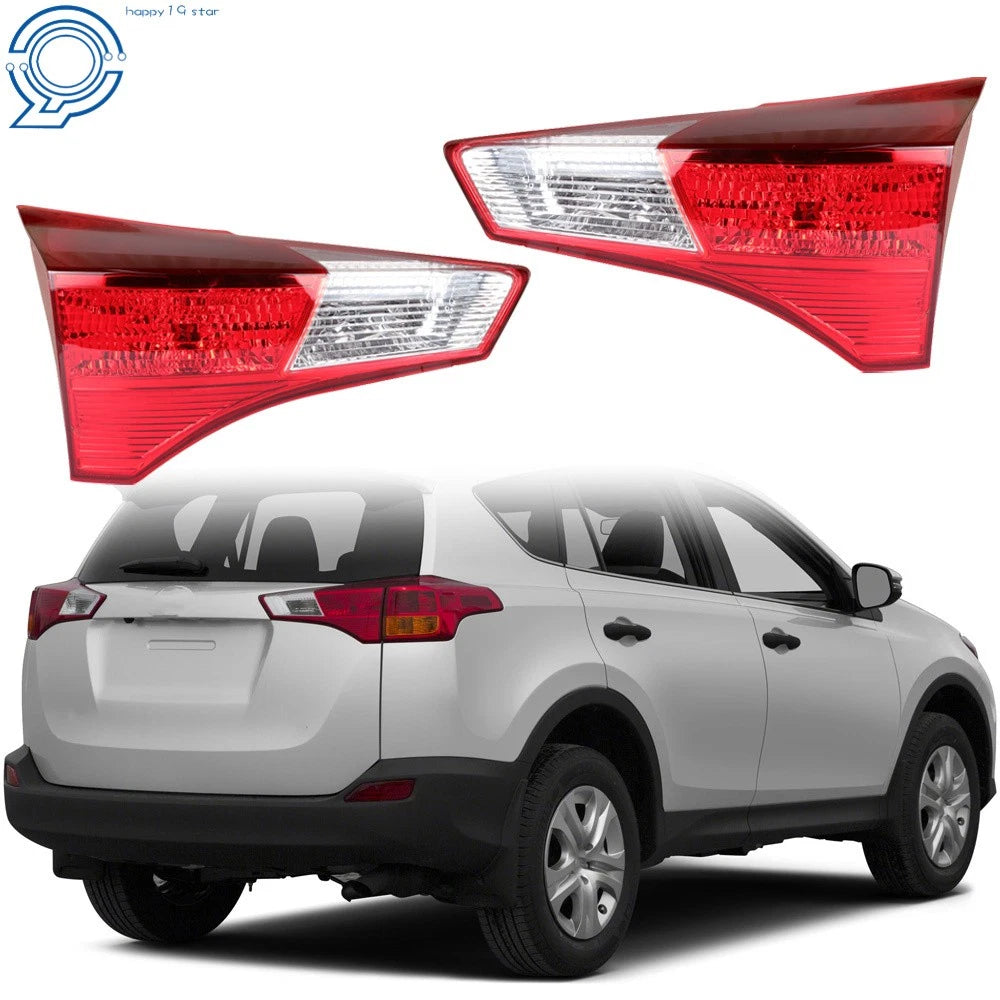 Set of 2 Rear Tail Lights Assembly for Toyota RAV4 (2013–2015)