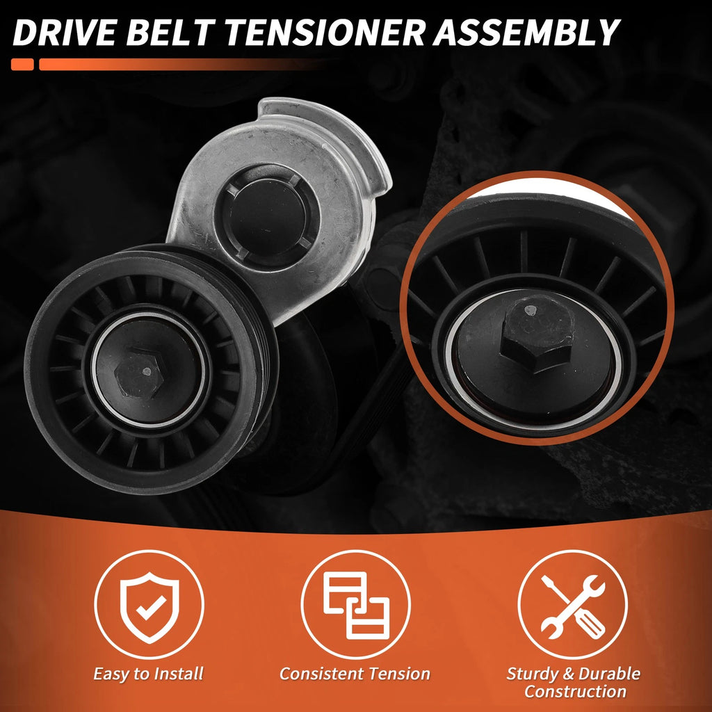 Set of 1 Drive Belt Tensioner Kit for Dodge Ram 1500 (1997–2001) No. 53010158AB