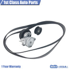 Serpentine Belt Tensioner Idler Pulley Kit for Chrysler Mercedes Benz
