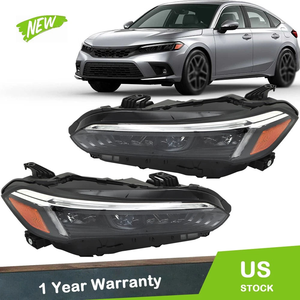 Full LED Headlight for Honda Civic Sport Touring (2022–2023)