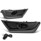 Front Fog Light Set for Honda CR-V (2017–2018) W/ Bezel Cover & Switch Smoked