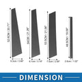 8 Pcs Door Pillar Window Trim for BMW X5 (1999-2006) Carbon Fiber Black