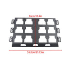 Set of 2 All-Steel Toolbox Fixed Racks for Universal Use (100lbs Capacity)
