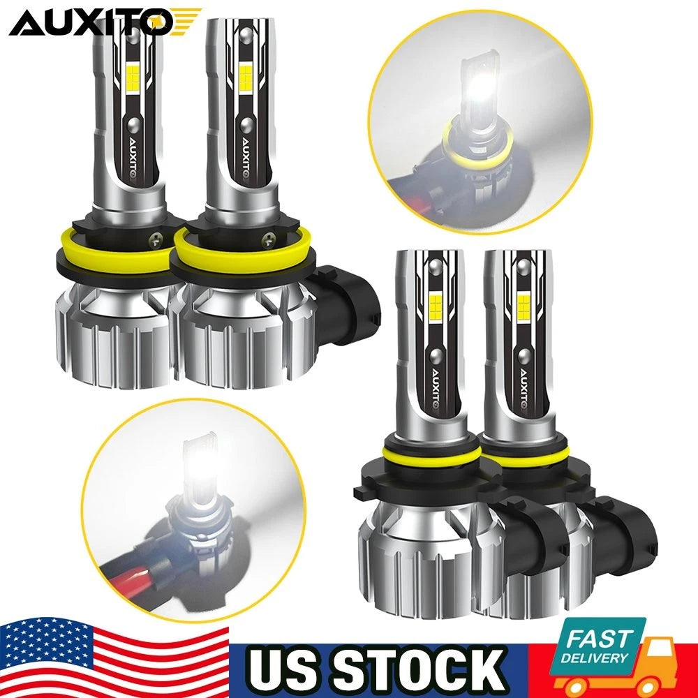 AUXITO 9005 + H11 LED Headlight Kit for