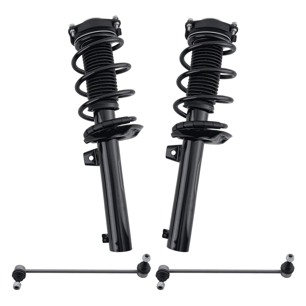 Front Struts with Coil Springs Sway Bars Kit for Volkswagen Tiguan (2009–2017)
