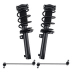 Front Struts with Coil Springs Sway Bars Kit for Volkswagen Tiguan (2009–2017)