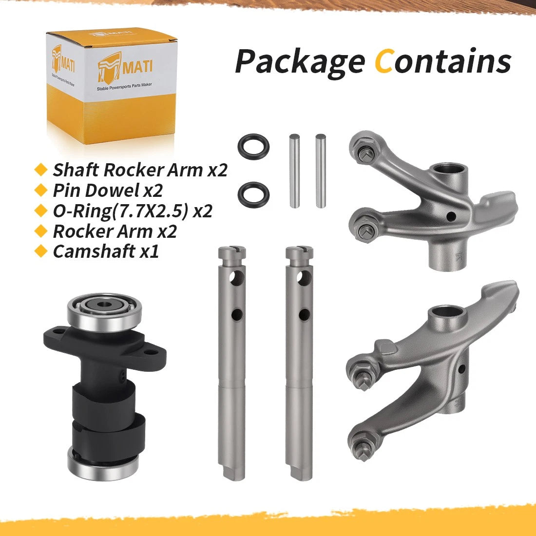 Rocker Arm & Shaft & Camshaft Kit for Honda TRX300EX/TRX300X (1993–2009)