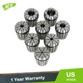 Set of 8 ER32 Spring Collets for CNC Milling Lathe Engraving Machine