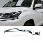 Chrome Rearview Mirror Trim Strip for Lexus LX570 GX460 Toyota Land (2010–2021)