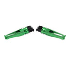 Passenger Footrests Rear Footpegs for Honda CBR600RR (2003–2023), CBR1000RR (2004–2023) Green