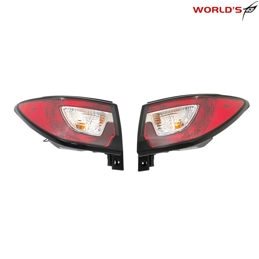 Set of 2 Tail Lights for Chevrolet Traverse (2013–2017) Clear Lens