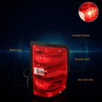 Red Lens Tail Brake Light with Reverse Lamp Right Side for Silverado/Sierra (2014–2019)