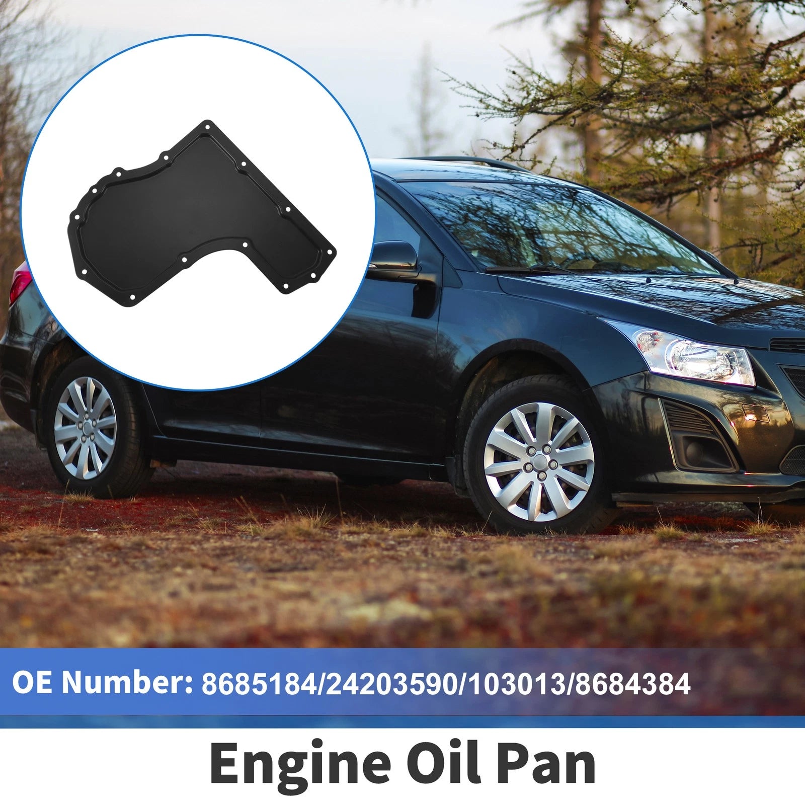1 Pcs Engine Oil Pan No.8685184/24203590 for Chevrolet Cavalier (1995–2005)
