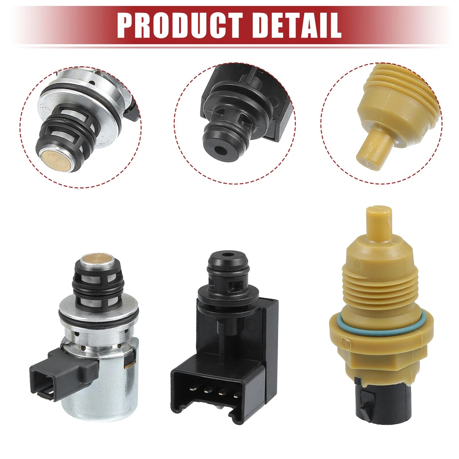 Transmission Shift Solenoid Kit for Dodge Ram (No. 04800879) Set of 1