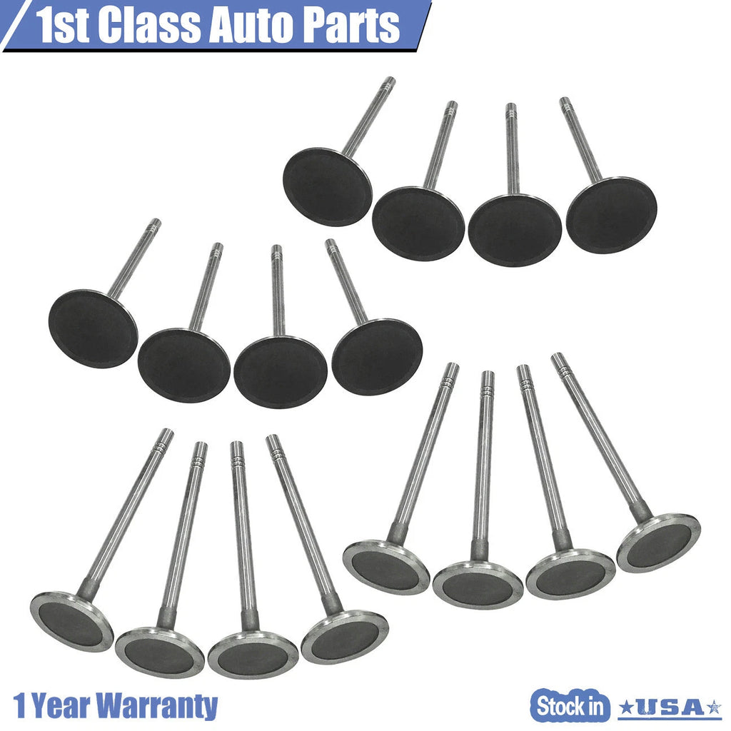 16X Exhaust Intake Valve Kit for Dodge Dakota, Chrysler Aspen, Jeep 4.7L (2000–2010)