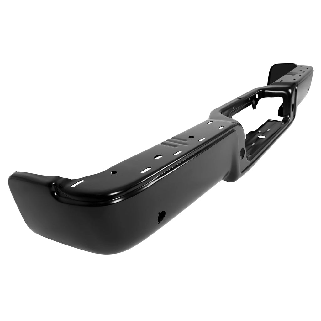 Rear Step Bumper for Ford F150 (2006–2008) with Sensor Holes, Powder Coated
