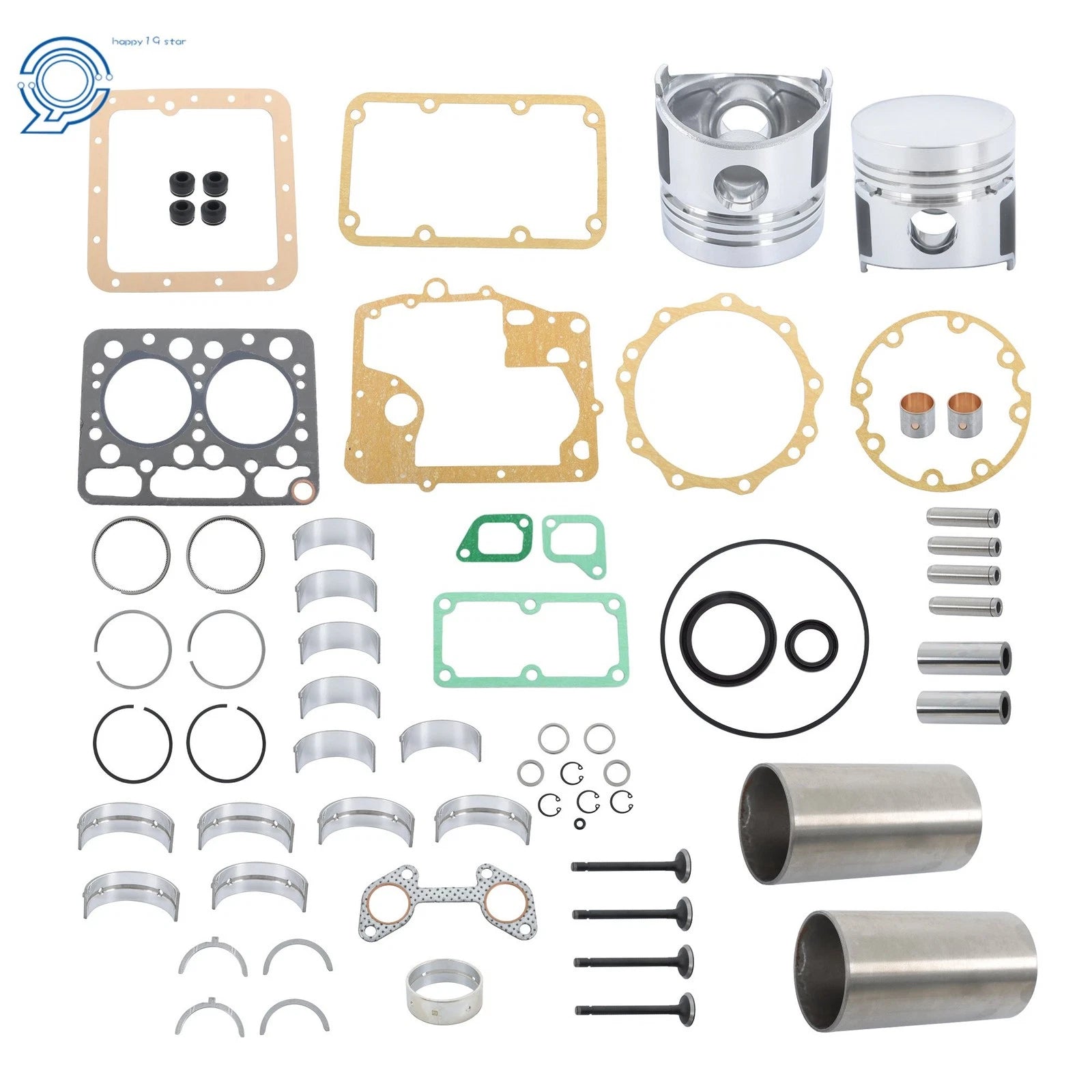 Overhaul Rebuild Kit for Kubota Z500 ZB500 (Engine Repair)