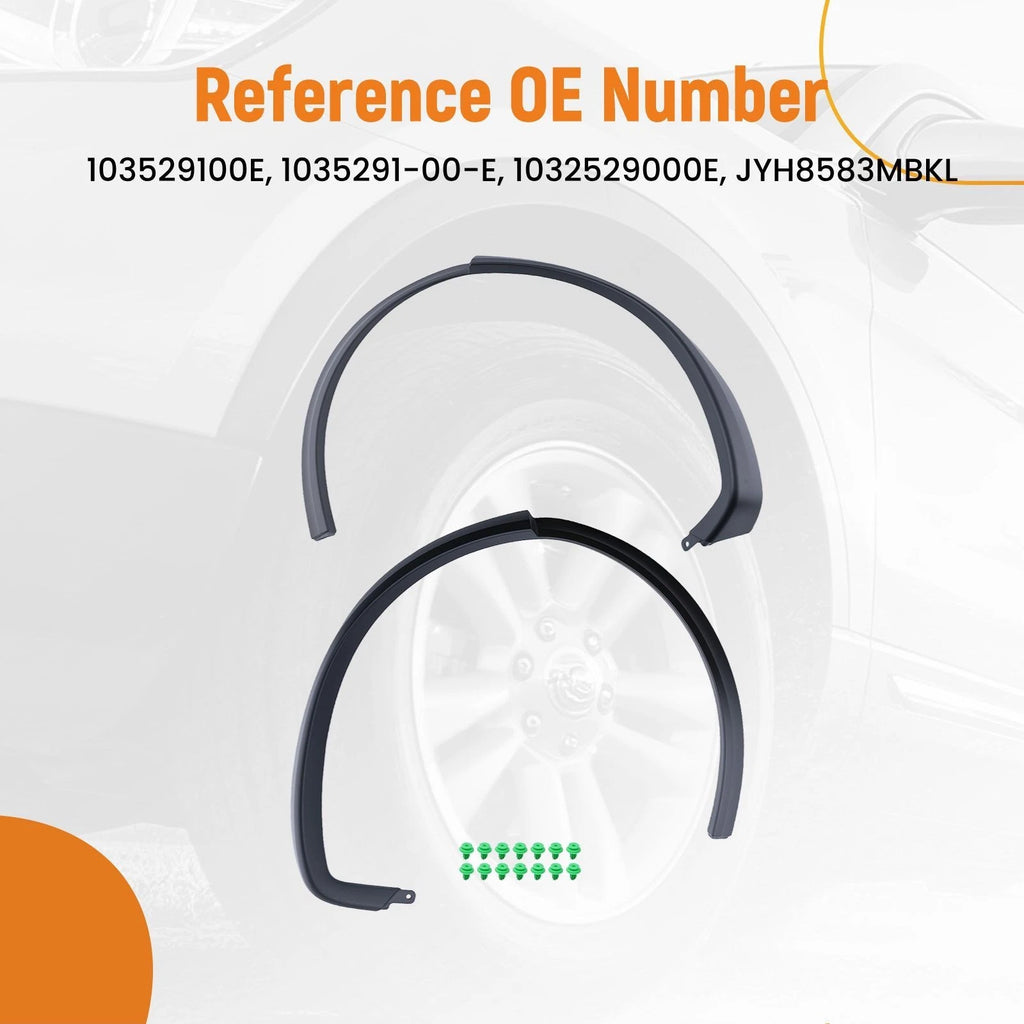 Fender Flare Molding Trim for Tesla Model X (2016–2021) 1035291-00-E