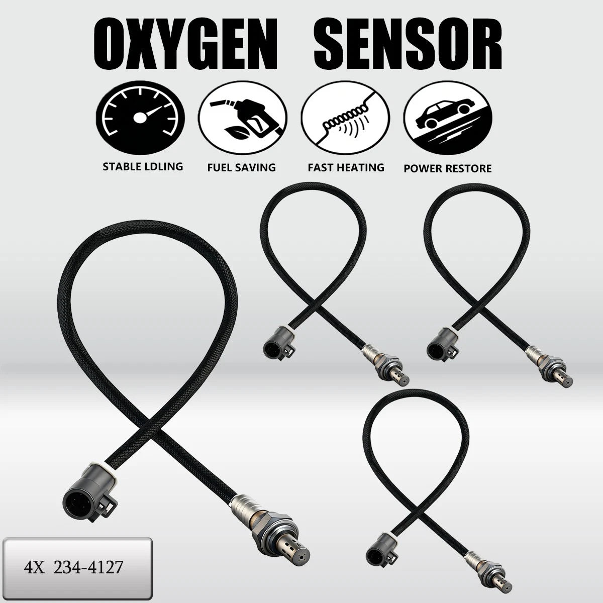 Set of 4 Oxygen Sensors for Ford Explorer (1996–2005) 4.0/4.6L 5.4L 234-4127