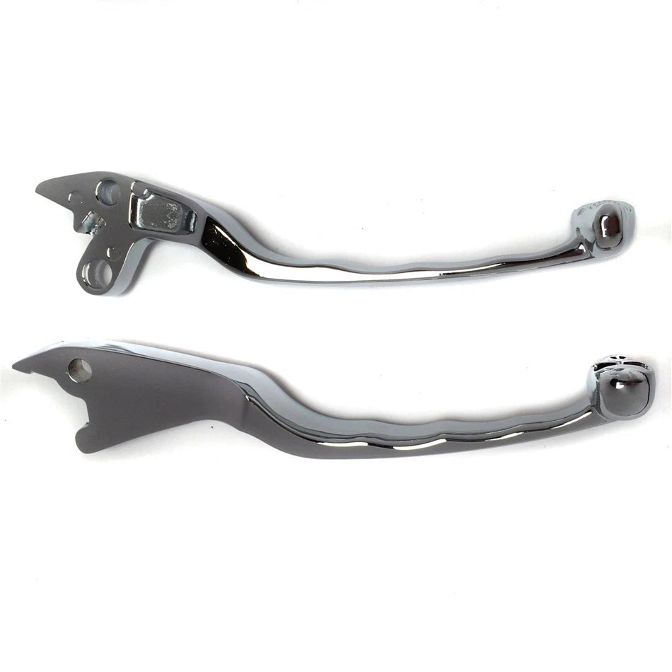 Chromed Brake Clutch Skull Hand Levers for Suzuki Intruder 800 1400 1500