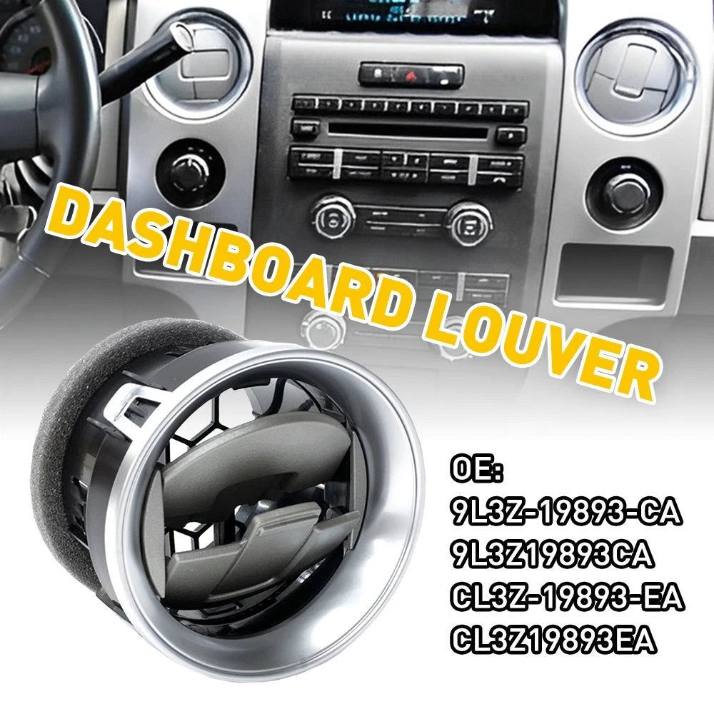 Chrome Dashboard Louver AC Heater Vent for Ford F-150 (2009–2014)
