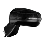 Replacement Ready to Paint Driver Power Door Mirror w/Heated Glass/Turn Signal