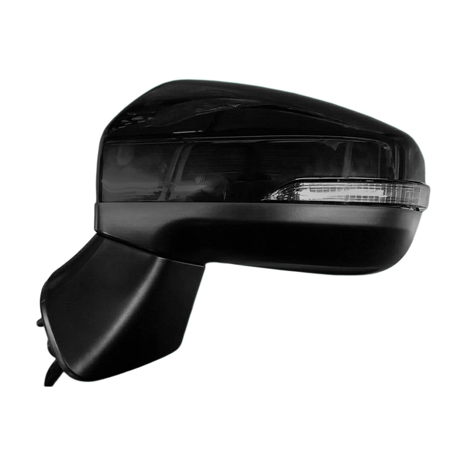 Replacement Ready to Paint Driver Power Door Mirror w/Heated Glass/Turn Signal