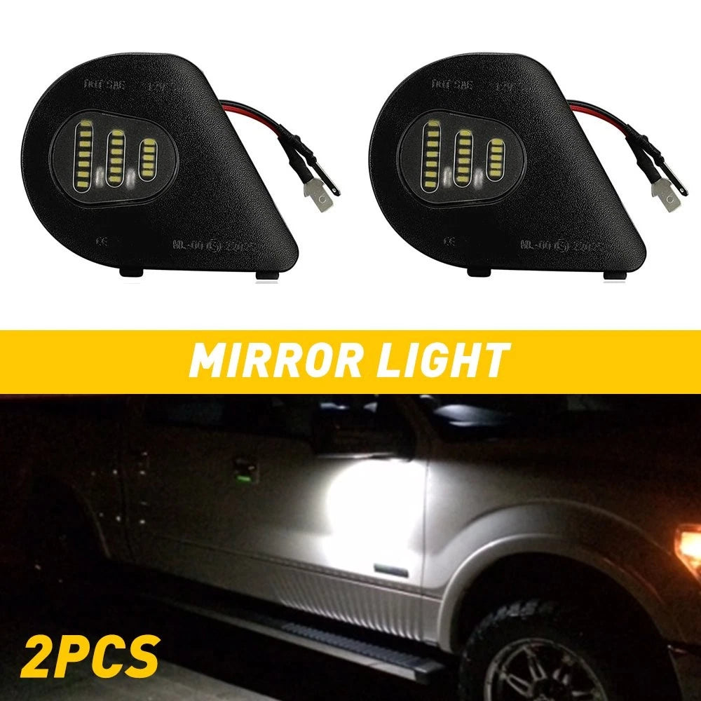 Side LED Mirror Lights Puddle for Dodge RAM 4500 5500 (2011–2018)