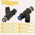 8x Flex Fuel Injectors for Chevy Tahoe GMC Sierra (2010–2014) 12613411GM
