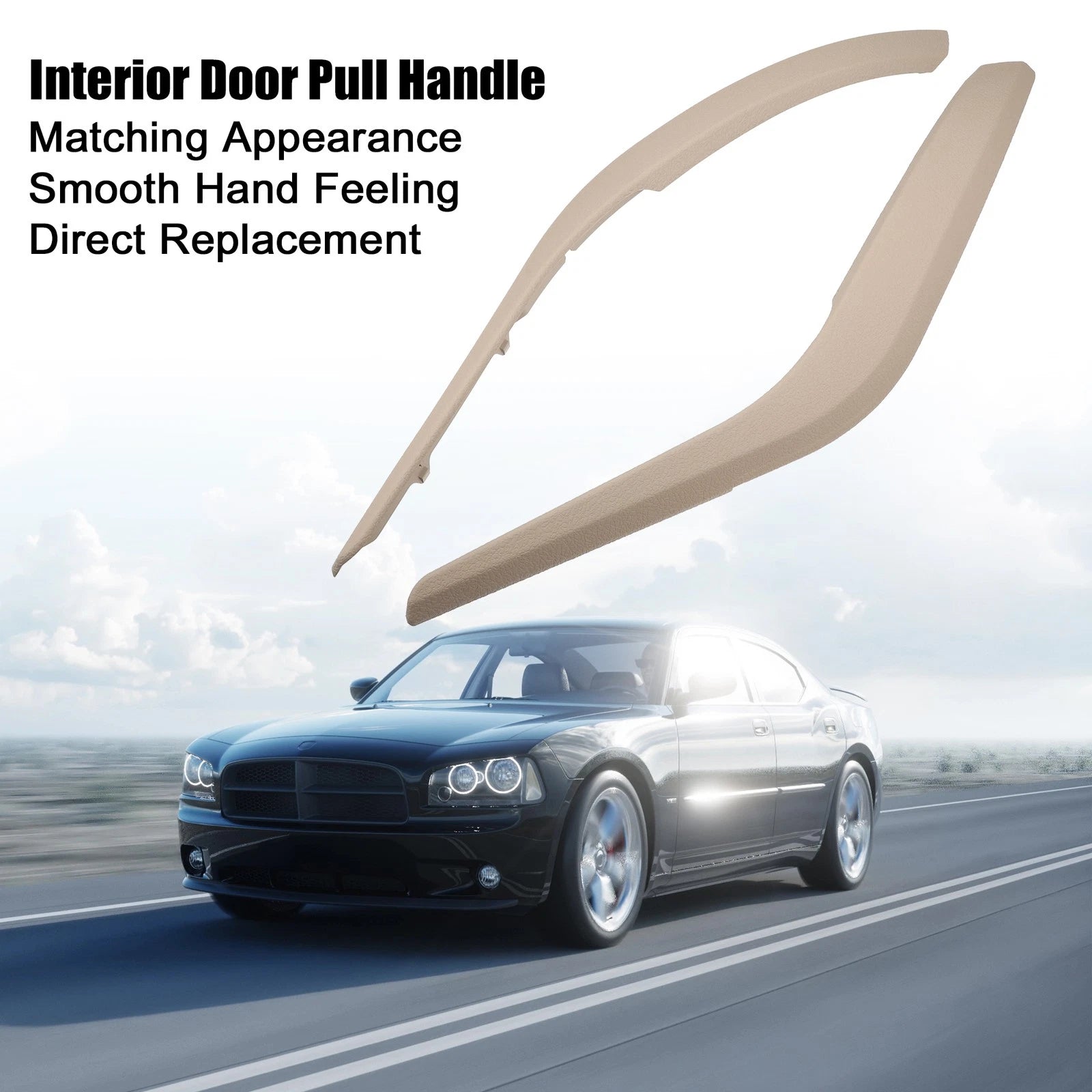 Interior Door Pull Handle Cover 51412991775 for BMW X1 (2013–2015) Beige