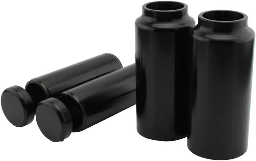 6Pcs Fork Cover Caps for Harley Street Bob FXBB (2018-2021) Black