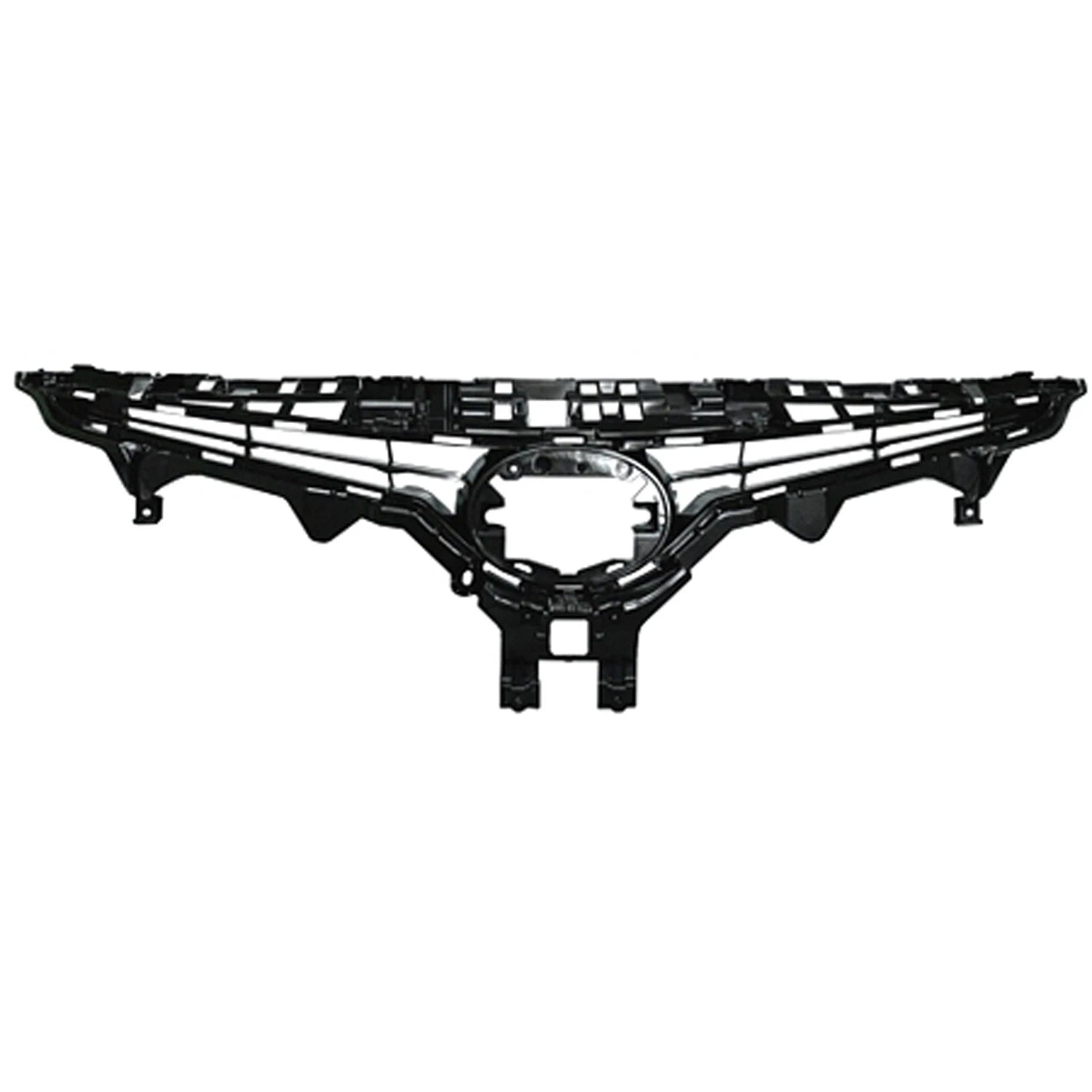 Replacement Plastic Front Upper Grille w/Emblem Hole (See compatibility Chart)