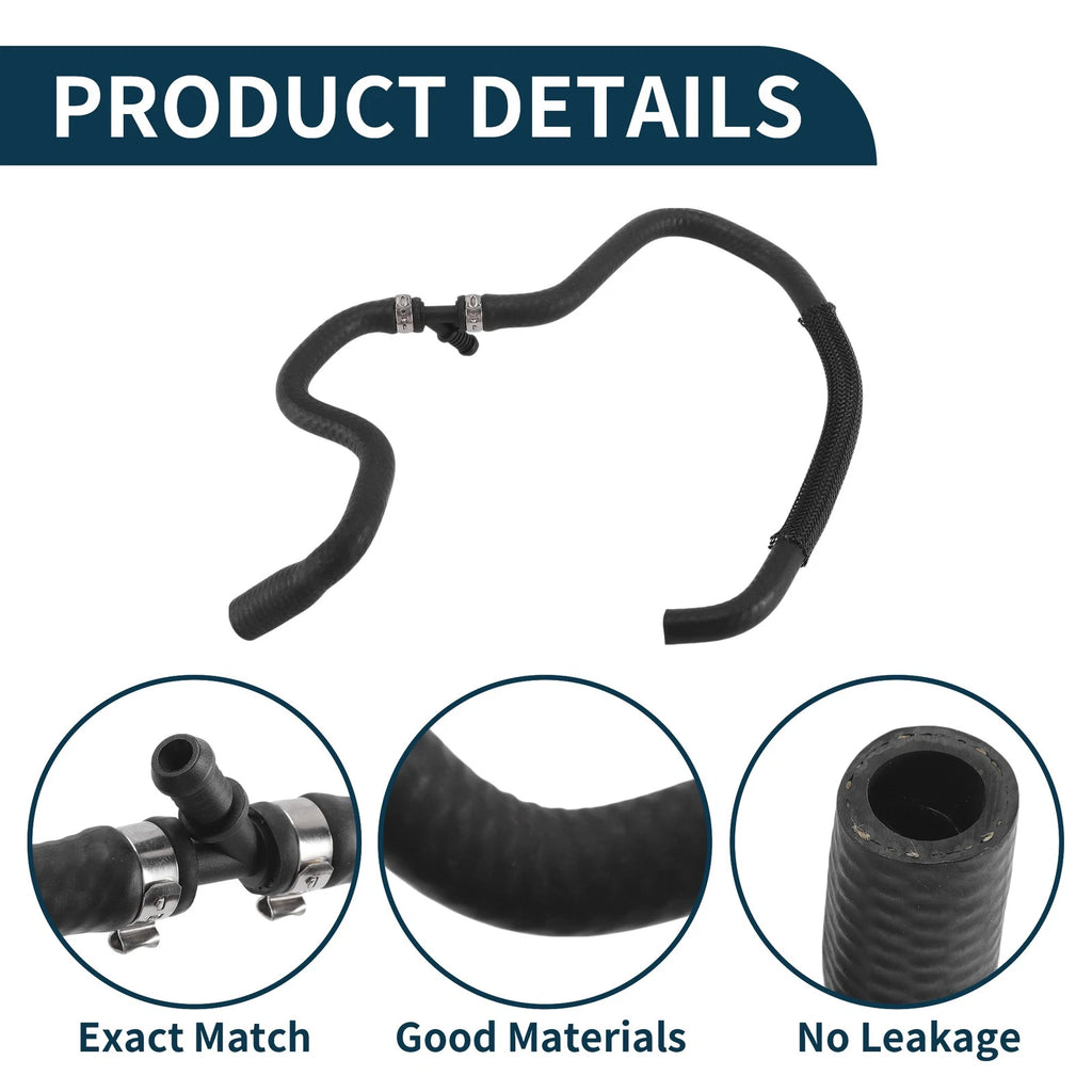 Radiator Hose for BMW 760Li 2007–2015 No. 17127589929 Plastic Coolant Pipe