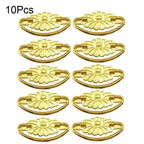 10Pcs Gold Vintage Door Pull Handle Knob Cabinet Hardware