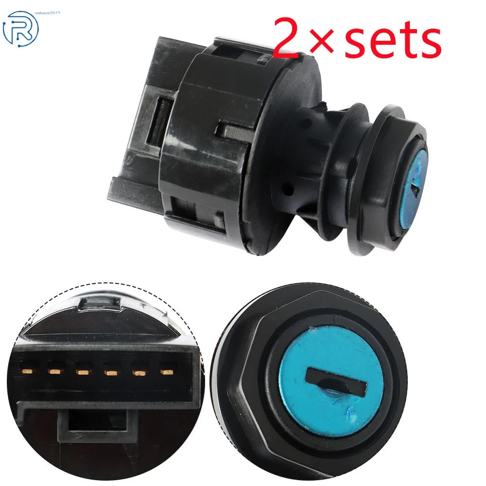2X Ignition Key Switch for Polaris ACE 150 500 570 (2016–2018) ATP 330 (2004–2005)