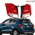 Tail Lights for Chevy Trax (2013–2019) Halogen with Bulbs Left+Right