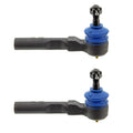 Set of 2 Front Outer Steering Tie Rod Ends for Chevrolet Malibu Uplander (2004–2008)