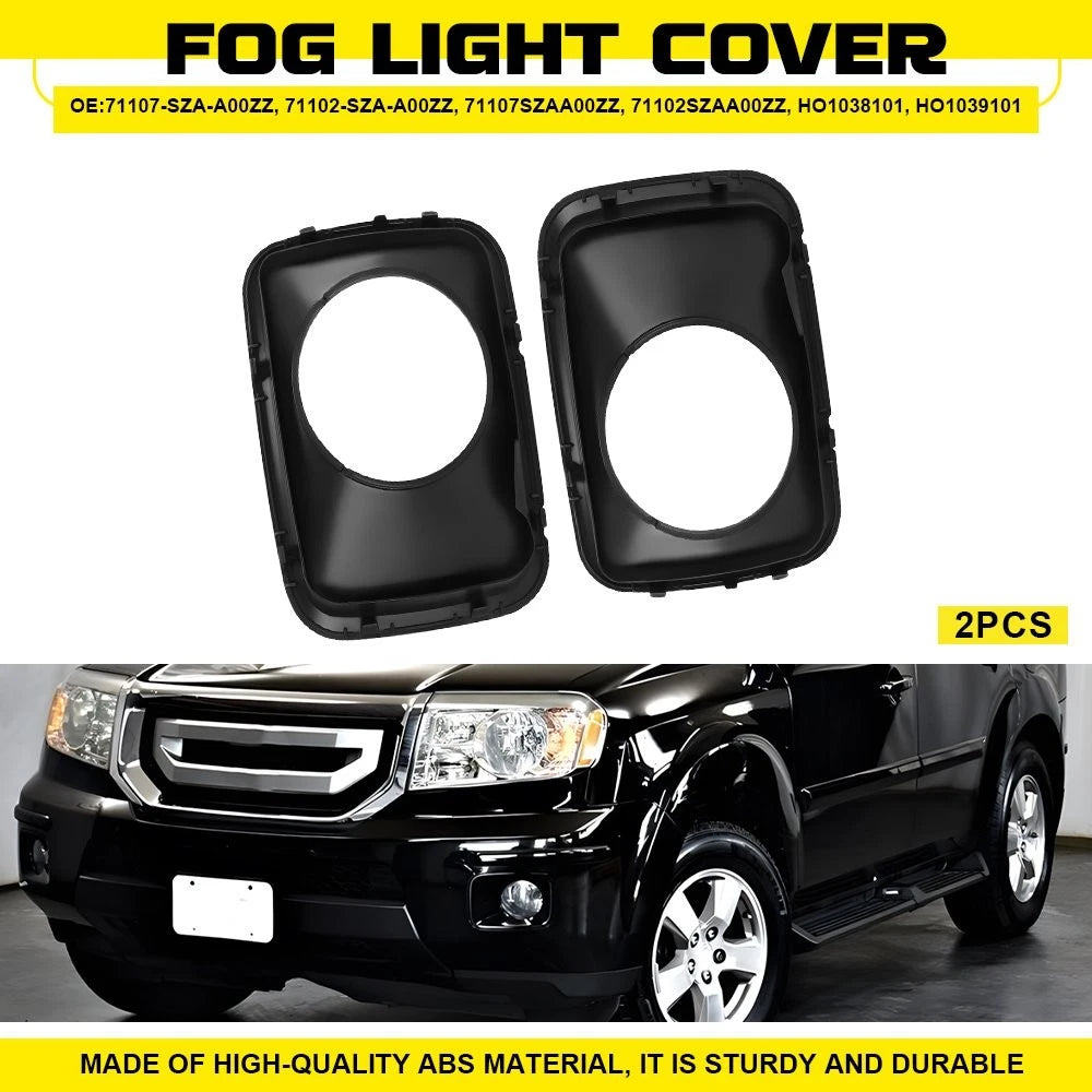 2X Fog Light Trim Cover Bezels for Honda Pilot (2009–2011)